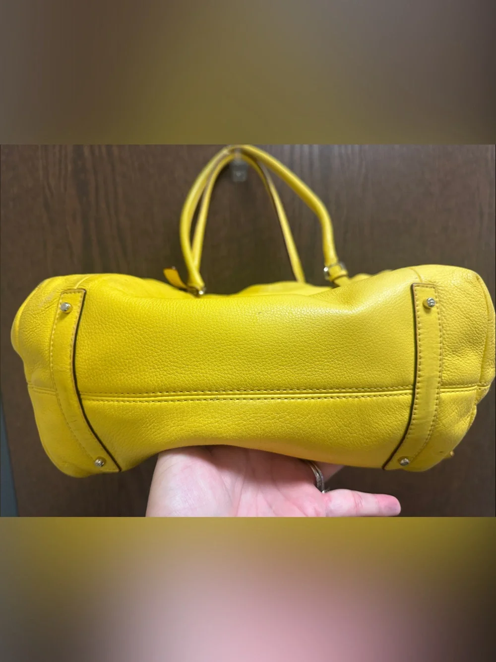 kate spade Yellow Leather Shoulder Tote